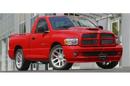 Aus den USA importiert: Dodge RAM Pickup.