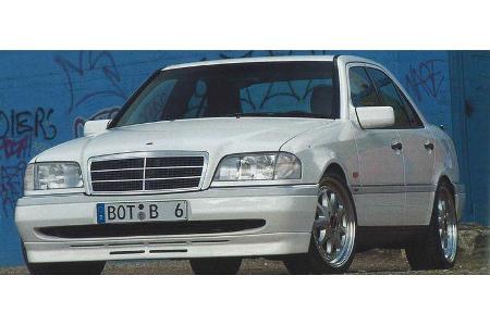 Auf Basis der Baureihe W202 entstand 1995 der C V8 6.0. Mit 408 PS und 604 Nm lagen die Fahrleistungen auf Supersportwagen-N...