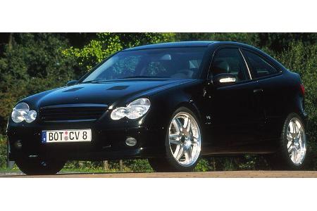 Willkommen im 300 km/h-Club: Im C V8 Sportcoupé schlägt ein Brabus-Herz mit 426 PS und 621 Nm Drehmoment. Das 2001 vorgestel...