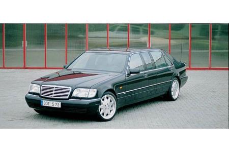 1995 präsentierte Brabus eine um 50 Zentimeter verlängerte S-Klasse der Baureihe W140.