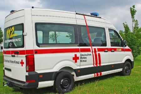 VW Crafter, T6 und Tiguan Feuerwehr / Notarzt Einsatzfahrzeuge auf der Messe Rettmobil 2018