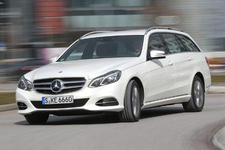 Mercedes E 200 T, Frontansicht Mercedes E 200 T, Frontansicht
