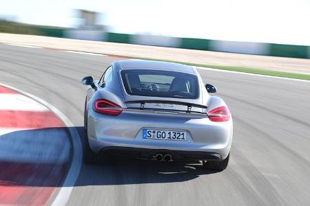 Porsche Cayman S, Heckansicht