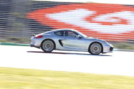 Porsche Cayman S, Seitenansicht