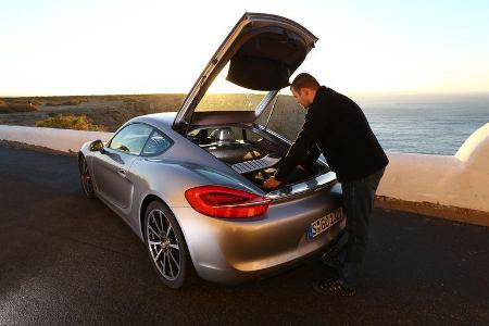 Porsche Cayman S, Kofferraum