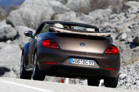VW Beetle Cabrio 2.0 TDI, Heckansicht
