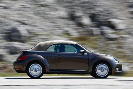 VW Beetle Cabrio 2.0 TDI, Seitenansicht