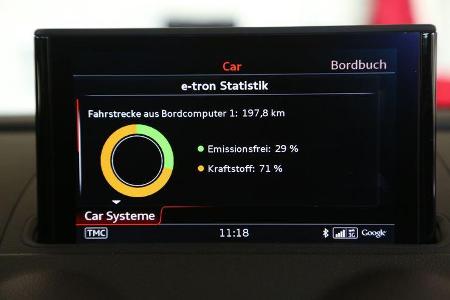 Audi A3 Sportback e-tron, Monitor, Infotainment