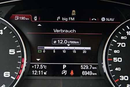 Audi A6 Avant 3.0 TDi, Display