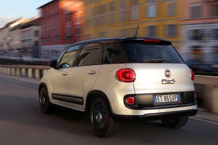 Fiat 500L 1.6 Multijet, Heckansicht