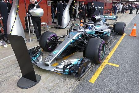 Valtteri Bottas - Mercedes - F1-Test - Barcelona - Tag 7 - 8. März 2018