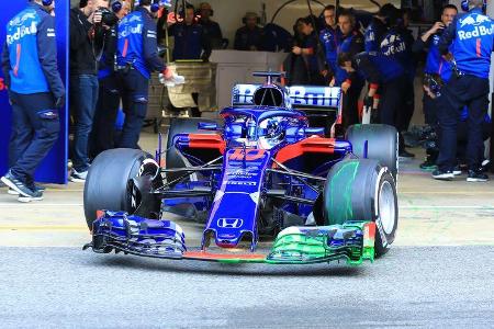 Pierre Gasly - Toro Rosso - F1-Test - Barcelona - Tag 7 - 8. März 2018
