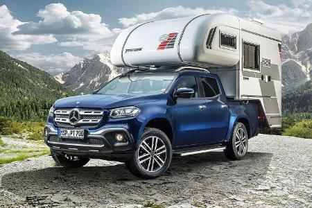 Mercedes X-Klasse Tischer Wohnmobil Absetzkabine CMT 2017 Mercedes X-Klasse Tischer Wohnmobil Absetzkabine CMT 2017