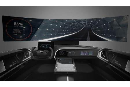 01/2018, Hyundai Cockpit Studie CES 2018 01/2018, Hyundai Cockpit Studie CES 2018