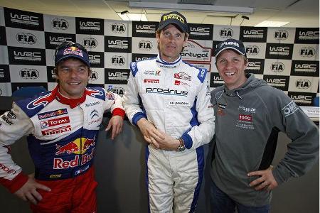 Spannung versprach das Aufeinandertreffen des Altmeisters Marcus Grönholm mit dem Rekord-Champion Sebastien Loeb.
