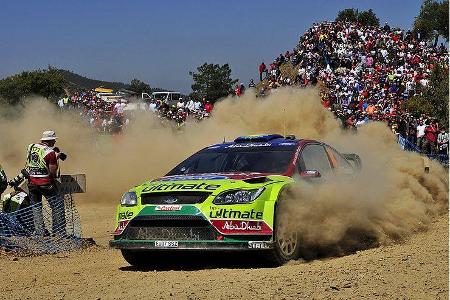 Ford-Pilot Khalid Al Qassimi tauchte an den ersten beiden Rallye-Tagen noch gar nicht in den Top-Ten auf. Am Ende reichte es...