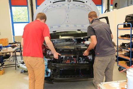 Abt eCaddy, Werkstattbesuch, Technik, Umwelt