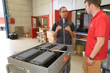 Abt eCaddy, Werkstattbesuch, Technik, Umwelt