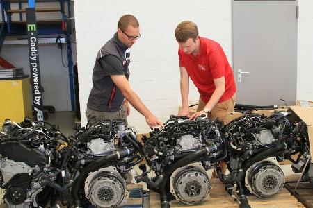 Abt eCaddy, Werkstattbesuch, Technik, Umwelt