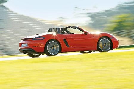 Porsche Boxster S, Seitenansicht