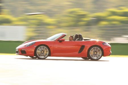 Porsche Boxster S, Seitenansicht