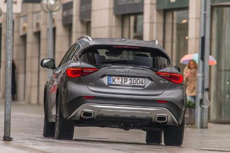 Infiniti QX30 2.2d, Heckansicht