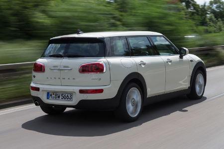 Mini Clubman One D, Heckansicht
