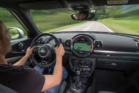 Mini Clubman One D, Fahrersicht