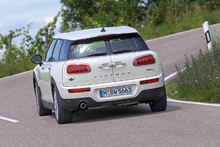 Mini Clubman One D, Heckansicht