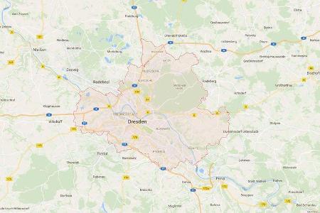 Karte Dresden
