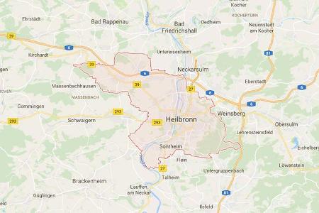 Karte Heilbronn