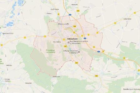Karte Hildesheim