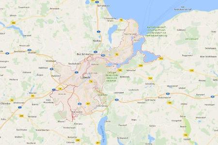 Karte Lübeck