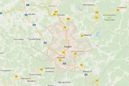 Karte Siegen