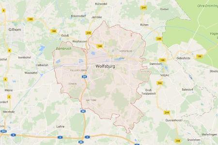 Karte Wolfsburg