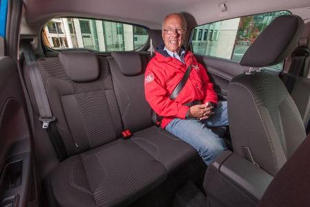 Ford Fiesta 1.0 Ecoboost, Fondsitz, Beinfreiheit