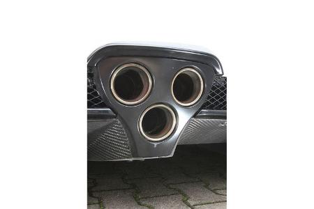 Lexus LFA, Auspuff
