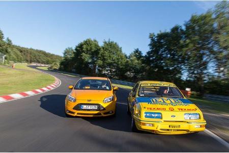 Ford Focus ST, Ford Sierra XR4 Ti, Frontansicht