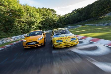 Ford Focus ST, Ford Sierra XR4 Ti, Frontansicht