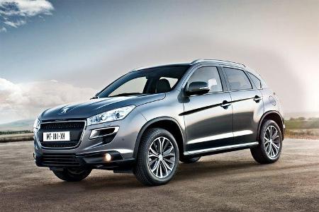 Peugeot 4008, Seitenansicht