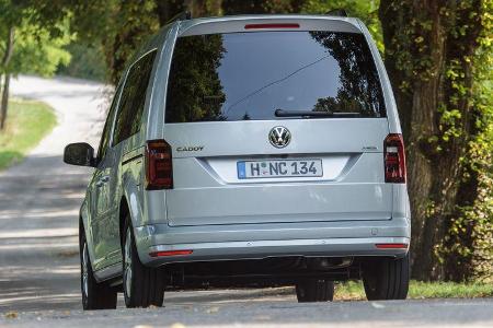 VW Caddy 2.0 TDI, Heckansicht
