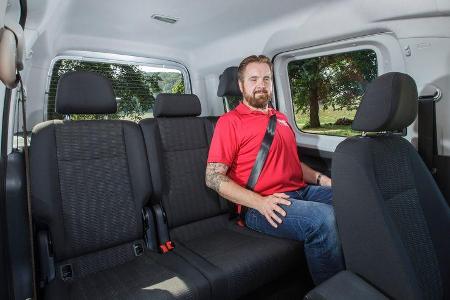 VW Caddy 2.0 TDI, Fondsitze