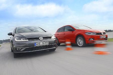 VW Golf 1.0 TSI Comfortline, VW Polo 1.0 TSI Beats, Exterieur VW Golf 1.0 TSI Comfortline, VW Polo 1.0 TSI Beats, Exterieur