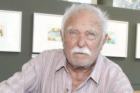Horst Eckert alias Janosch an seinem 85. Geburtstag Horst Eckert alias Janosch an seinem 85. Geburtstag