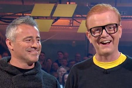 Matt LeBlanc (li.) und Co-Moderator Chris Evans Matt LeBlanc (li.) und Co-Moderator Chris Evans