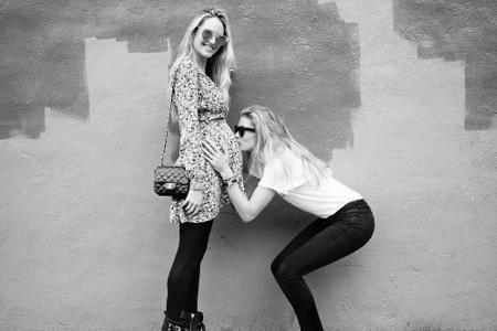 Doutzen Kroes mit ihrer Freundin Candice Swanepoel Doutzen Kroes mit ihrer Freundin Candice Swanepoel