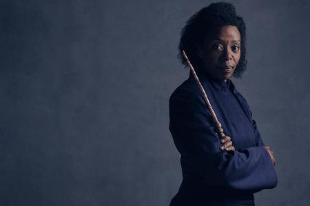 Im Theater spielt Noma Dumezweni die Figur Hermine Granger Im Theater spielt Noma Dumezweni die Figur Hermine Granger