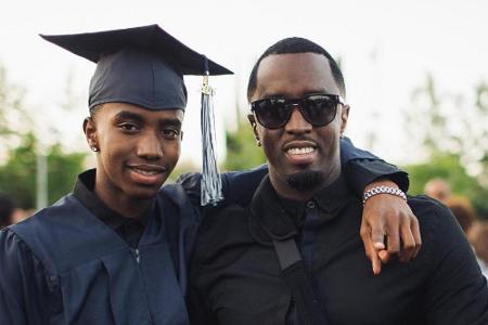 P. Diddy (r.) mit seinem Sohn Christian P. Diddy (r.) mit seinem Sohn Christian