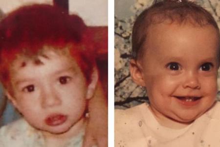 Daniela Katzenberger vergleicht Babyfotos von sich (r.) und ihrem Mann Lucas Daniela Katzenberger vergleicht Babyfotos von sich (r.) und ihrem Mann Lucas