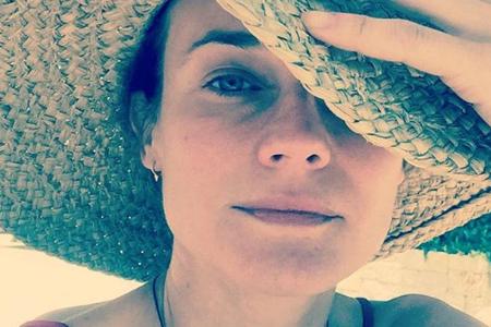 Diane Kruger entspannt nach der Arbeit in der Sonne Diane Kruger entspannt nach der Arbeit in der Sonne